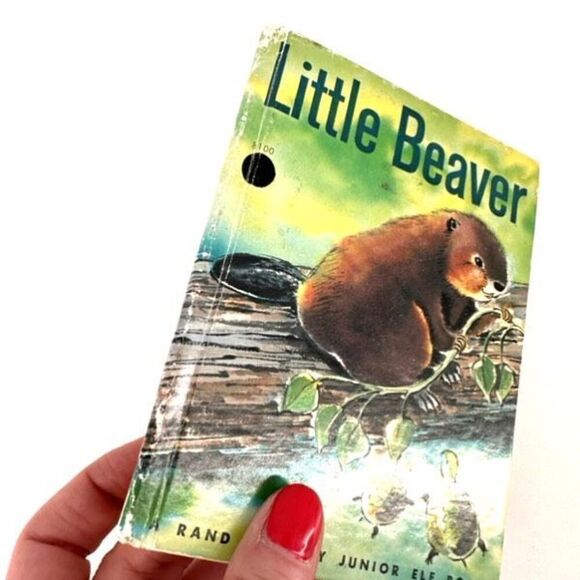 Vintage Rand McNally Junior Elf Book The Beaver Nonfiction Children’s Learning - Picture 11 of 11